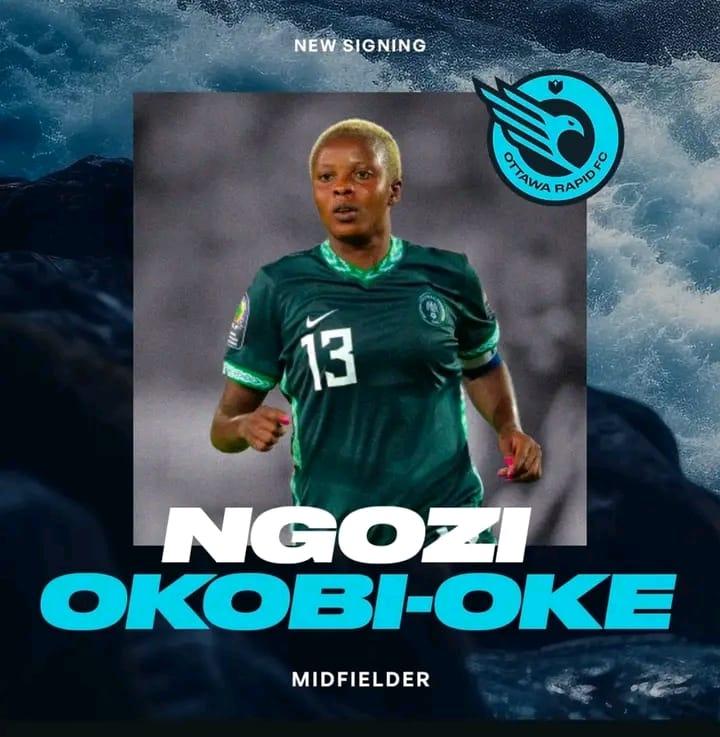Super Falcons star returns after maternity break, becomes record signing for Ottawa&nbsp;Rapid