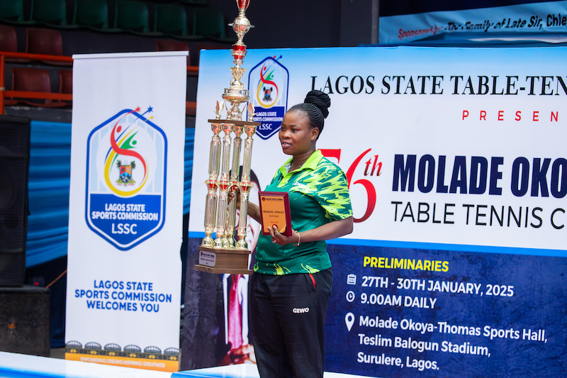 Odusanya claims record 10th title at Molade Okoya-Thomas&nbsp;Cup