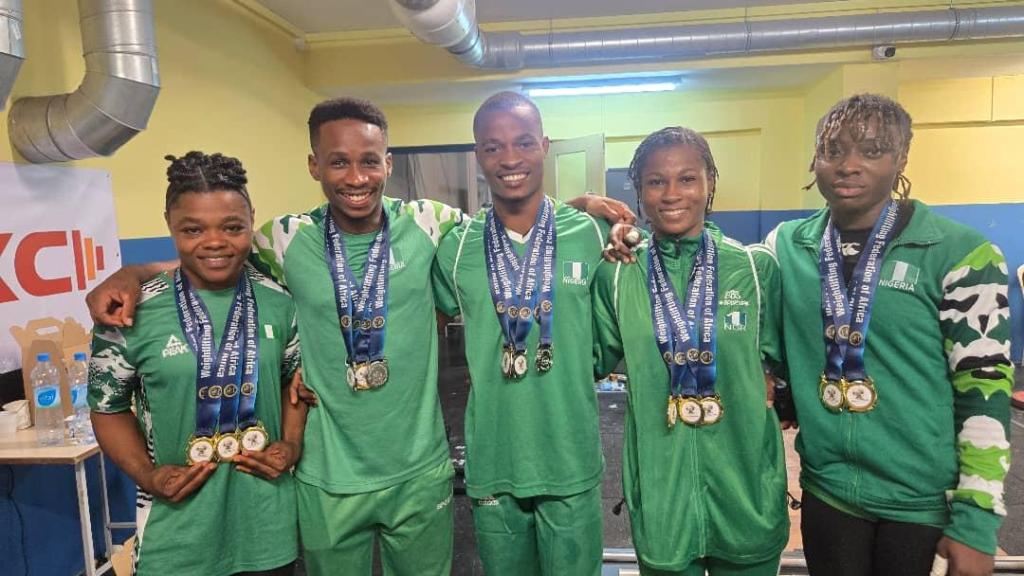 Team Nigeria weightlifters close African Championship with 13&nbsp;Gold