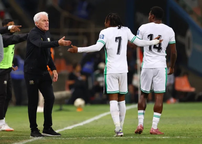 Super Eagles World Cup hopes fade as South Africa, Nigeria play 1-1 in&nbsp;Bloemfontein
