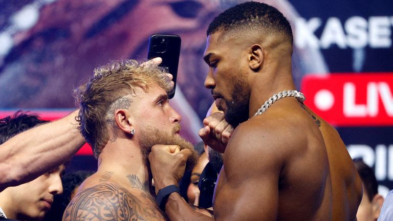 Jake Paul sympathises with Anthony Joshua, says life is much more important than boxing
