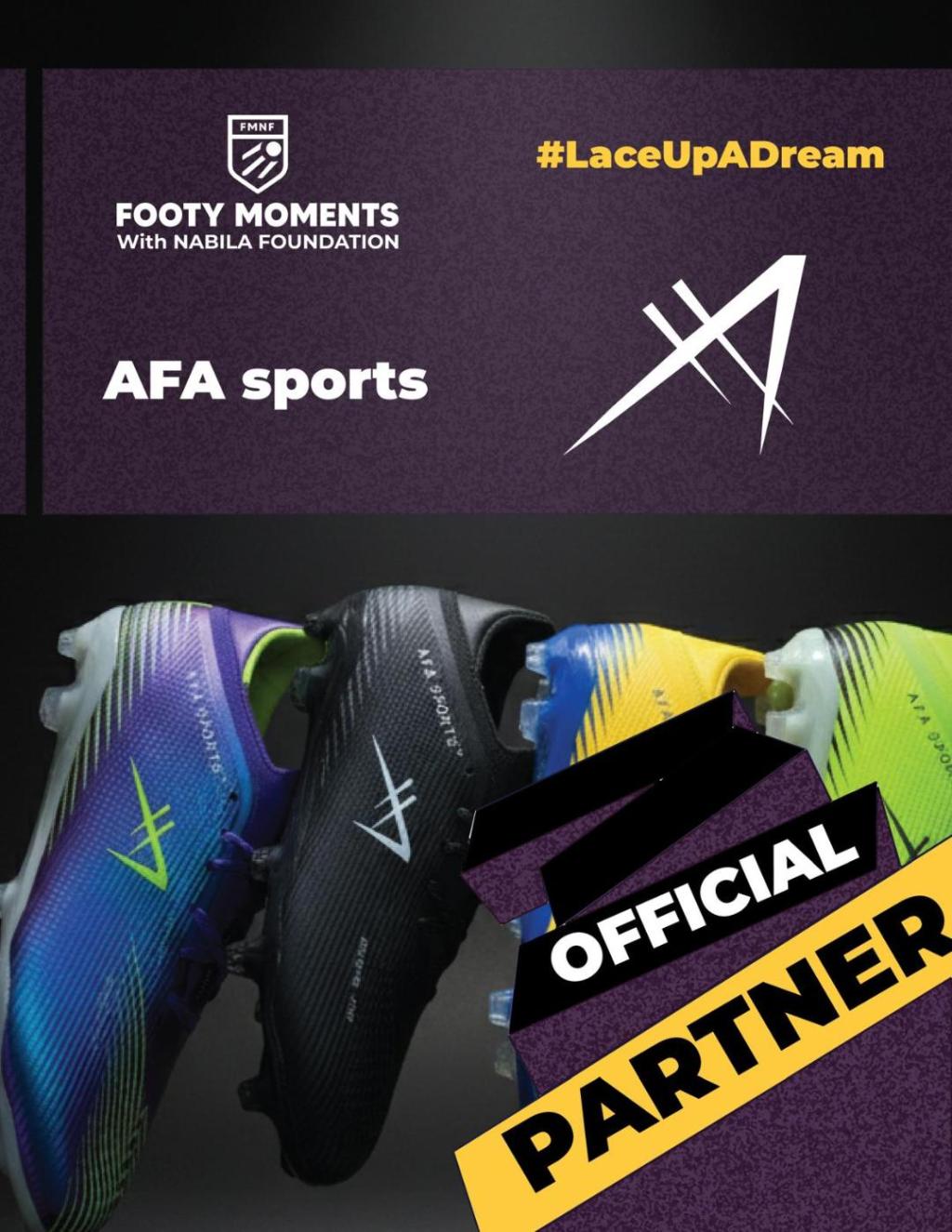 AFA Sports powers #LaceUpADream Initiative With Footie Moments with Nabila Foundation and Africa Bitcoin Community Hub