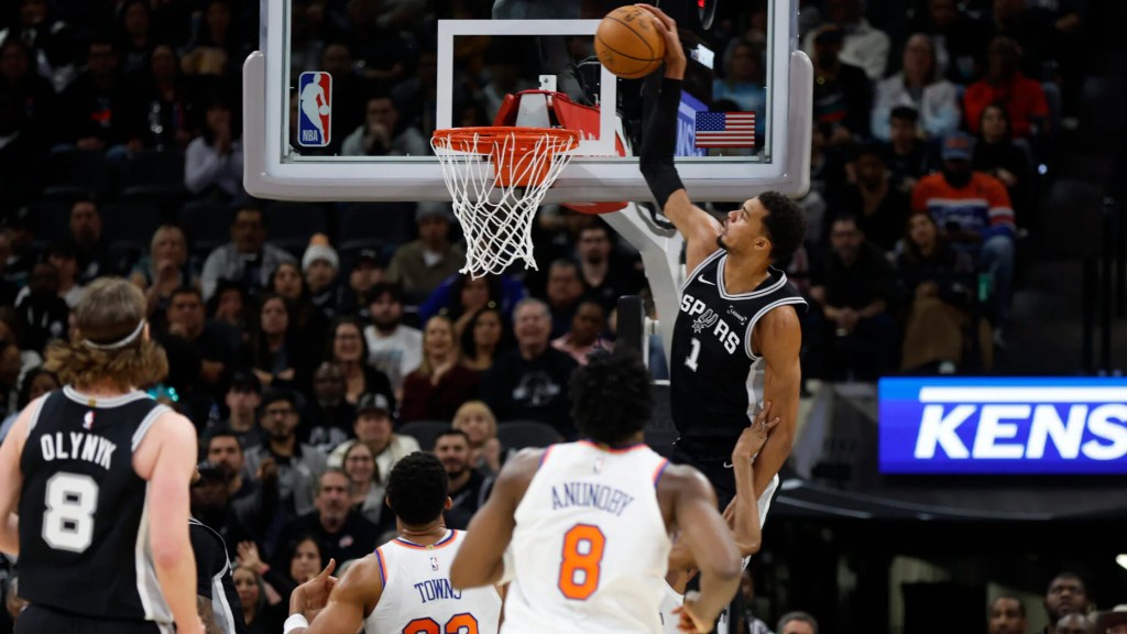NBA finals: Wembanyama silences Garden’s party as Spurs beat Knicks 115-111 in Game 3